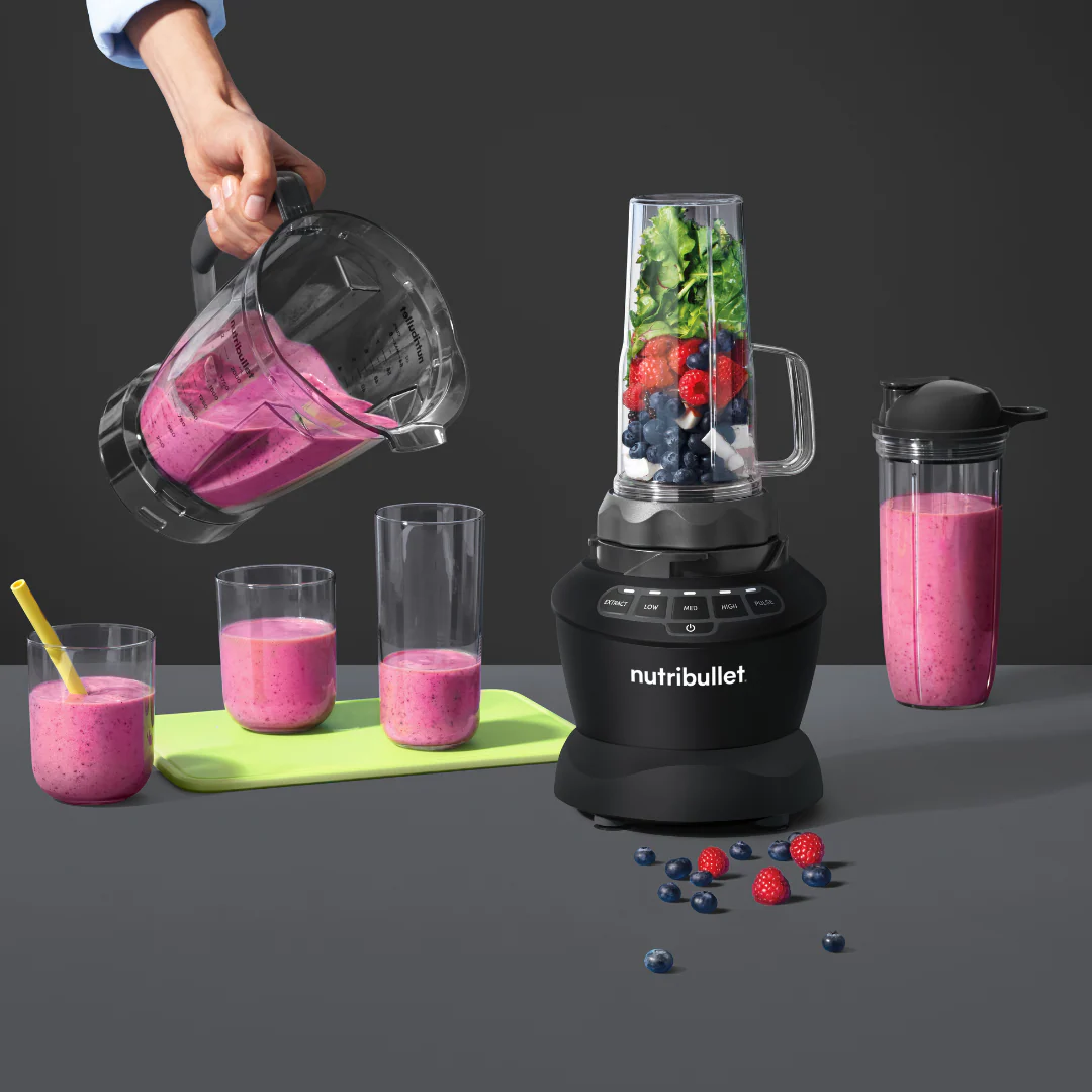 NutriBullet 2.0 Blender Combo 1200 Matte Black - Image 3